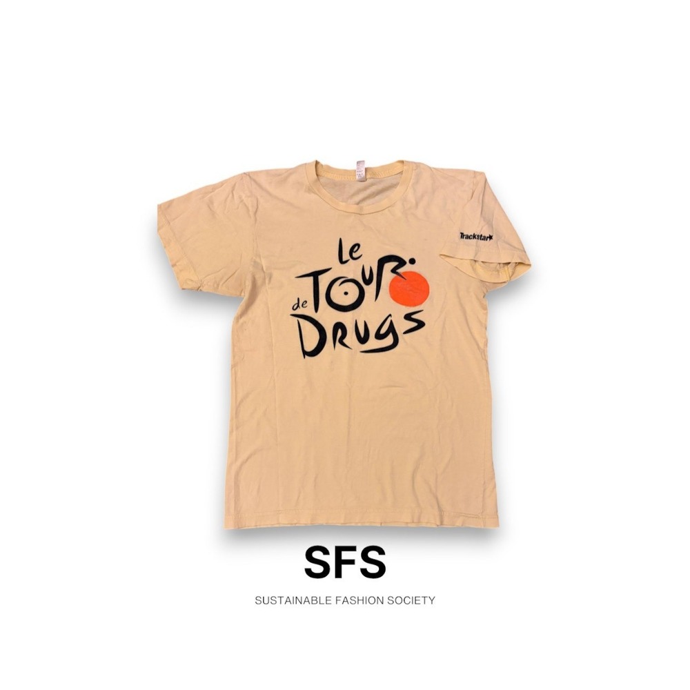 Y2K Trackstar NYC Tour de Drugs Satire Tee Boyfriend Fit